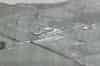 RAF Sopley in 1954 - the GCI final building (happidrome) can be seen in the centre with the guardhouse for the recently completed R3 bunker to the right. The huts visible in the 1950 aerial photograph have now gone. The Type 7 radar can be seen top right