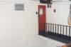 The plant hoist above the main stairwell. The red door leads to the PBX and telephone exchange (Sub Brit Collection)
