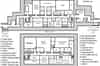 Plan of RAF Holmpton underground R3 technical block as built (Nick Catford)