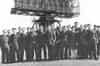 Personnel at Holmpton infront of the Type 80 radar array