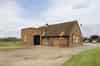 The rear of the guardhouse - square block houses the plant entrance and the top of the stairwell (Nick Catford)