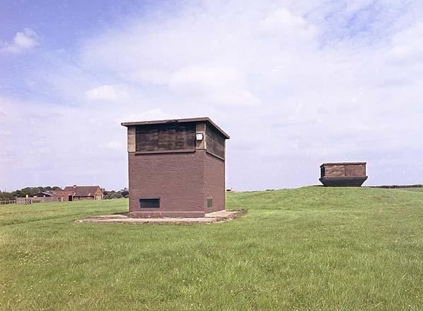 The emergency exit and intake ventilation shaft in the foreground with the exhaust ventilation shaft to the rear (Nick Catford)
