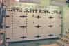 The main electrical controls in the air conditioning plant room. Steps lead up to the lower corridor (Nick Catford)