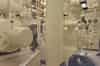 The air conditioning plant room with two 3 cylinder compressors. These compress the refrigerant (originally the toxic anaesthetic liquid, Methyl Chloride). Mounted on the wall behind (left) there are two cylindrical horizontal tanks where the cooled water from the air cooled heat exchangers cools the refrigerant (Nick Catford)