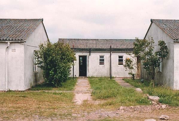 Accommodation huts in 1985 