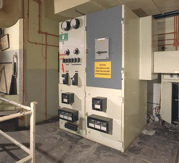 Power control cabinet - this is not original Rotor equipment (Nick Catford)