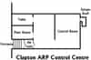 Plan of Clapton ARP Control Centre (Nick Catford)
