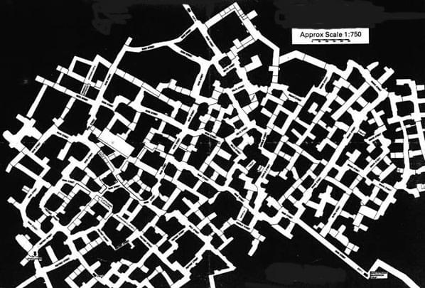 Map of underground complex 