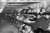 Sleepers in a typical deep level shelter in July 1944 - this example is Clapham South