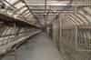 Beds in a typical deep shelter in January 2000 - this example is Belsize Park
