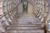 Stairs linking the shelter tunnels to Chancery Lane Station on the Central Line (Nick Catford)