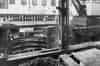 Construction of extension in 1952. Top of Tooks Court Shaft looking towards Tooks Court (BT Archives)