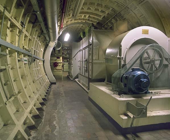 Ventilation plant in October 1995 (Nick Catford)