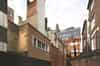 Rear of the old Chancery Lane station building in Fulwood Place with a ventilation shaft for Kingsway exchange (Nick Catford)