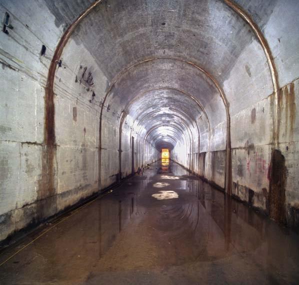 Looking along Tunnel 2 from the entrance (Nick Catford)