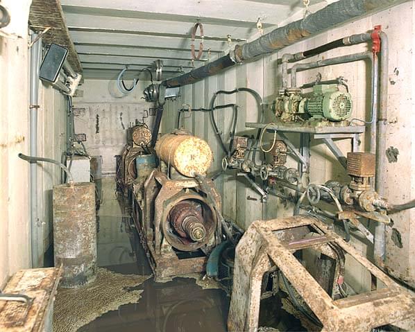 Generator room (2) with two diesel generators (Nick Catford)