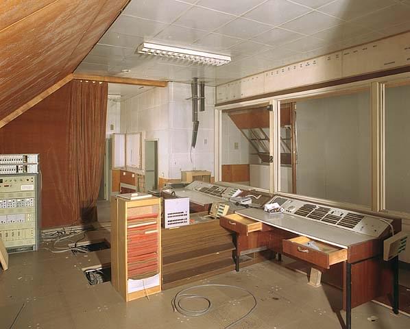 Command centre in the operations bunker - this room overlooks the well of the command centre (Nick Catford)
