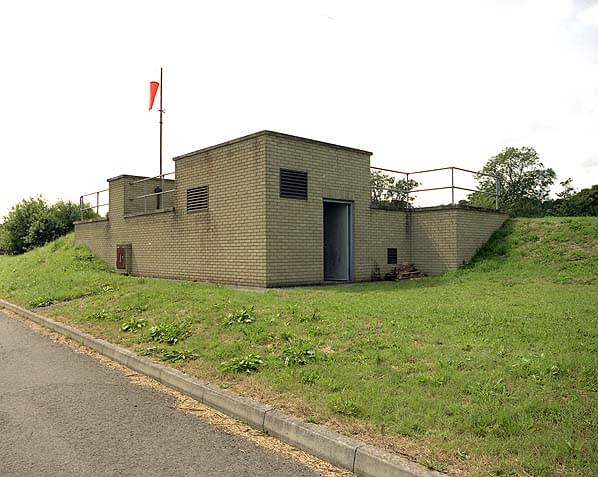 The surface blockhouse and bunker entrance (Nick Catford)