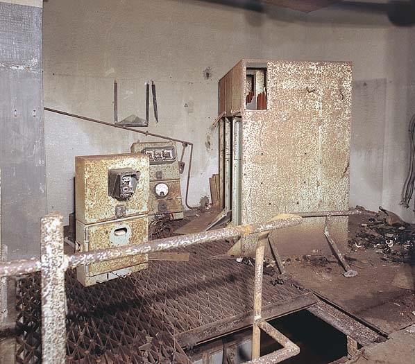 Electrical apparatus in the gas filtration plant room (Nick Catford)