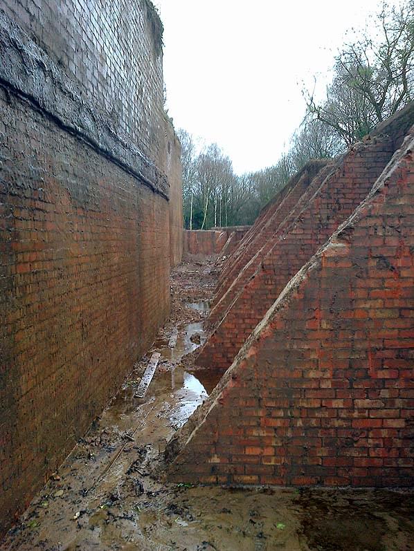 Work in progress in January 2013 to convert the bunker into a guest house (Mark Wand)