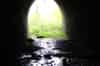 Just inside the western portal, the trackbed is waterlogged. This whole area of Tunbridge Wells is littered with mineral springs, the source of the town's status as a Royal spa. These springs are all chalybeate, a term which means bearing or tasting of iron but is often thought to be the name of each individual spring, causing visitors to ask why they were all named the same (John Smiles)