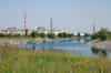 Two of the completed reactors at Chernobyl (Nick Catford)