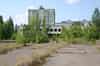 16 storey apartment block, one of the two tallest buildings in the town seen from the central square (Nick Catford)
