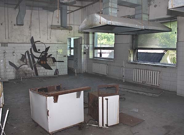Pripyat - Polissya Hotel kitchen (Nick Catford)