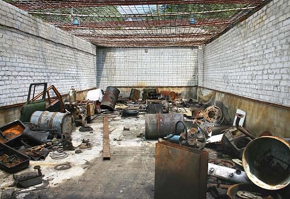 Pripyat Police Station - exercise yard (Nick Catford)