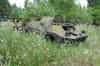 Military vehicle in the rear yard at Pripyat Police Station (Nick Catford)