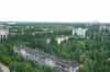 Pripyat - view from the roof of one of the the 16 storey apartment blocks (Nick Catford)