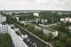 Pripyat - view from the roof of one of the the 16 storey apartment blocks (Nick Catford)