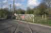 Eythorne Road level crossing looking towards Shepherdswell in April 2008 (Nick Catford)