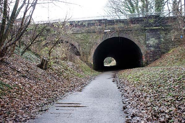 The south portals of the Thomas Lane tunnels in December 2012 (Paul Wright)