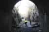 Tregath tunnel north portal looking towards Tregarth on 30 January 2013 (Les Fifoot)