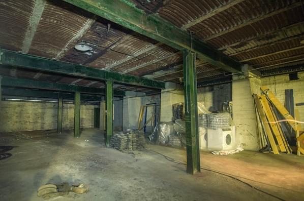 Basement ceiling under the turbine floor (Chris Rayner)