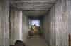 Shelter passage showing neat board marking of concrete (Chris Rayner)