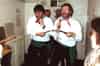 Folk dancing in May 2000 (Richard Slatter)