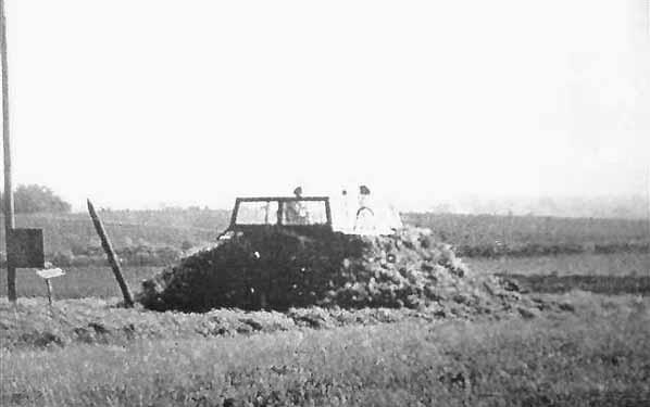 The WW2 observation post at Brent Pelham at TL433306 