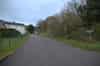 Looking up the road towards the site (on right). November 2014