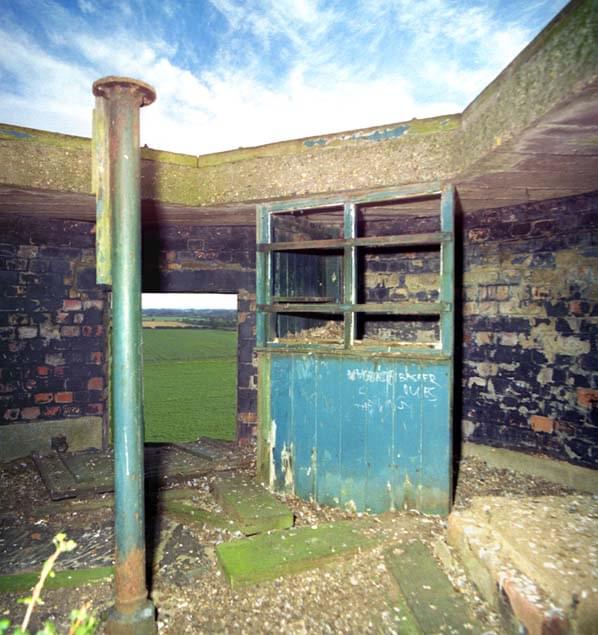 The aircraft post at the top of the windmill (Nick Catford)