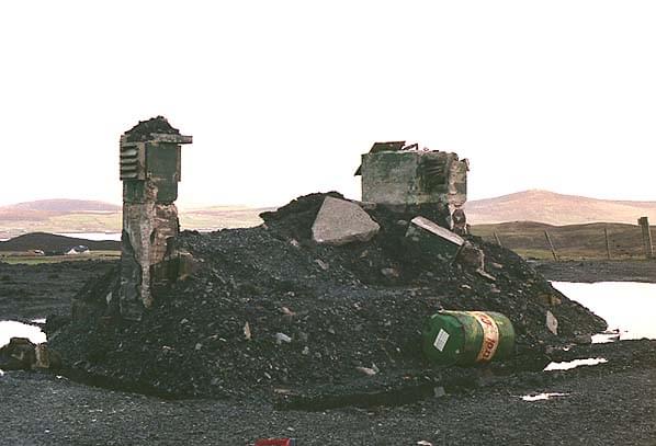 The post during demolition in March 2004 (Colin Balfour)