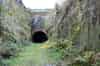Looking north-east towards Breeze Hill tunnel from Selwyn Street cutting in November 2012: The south portal had undergone repair since February 2010 the new brickwork being clearly evident (Paul Wright)