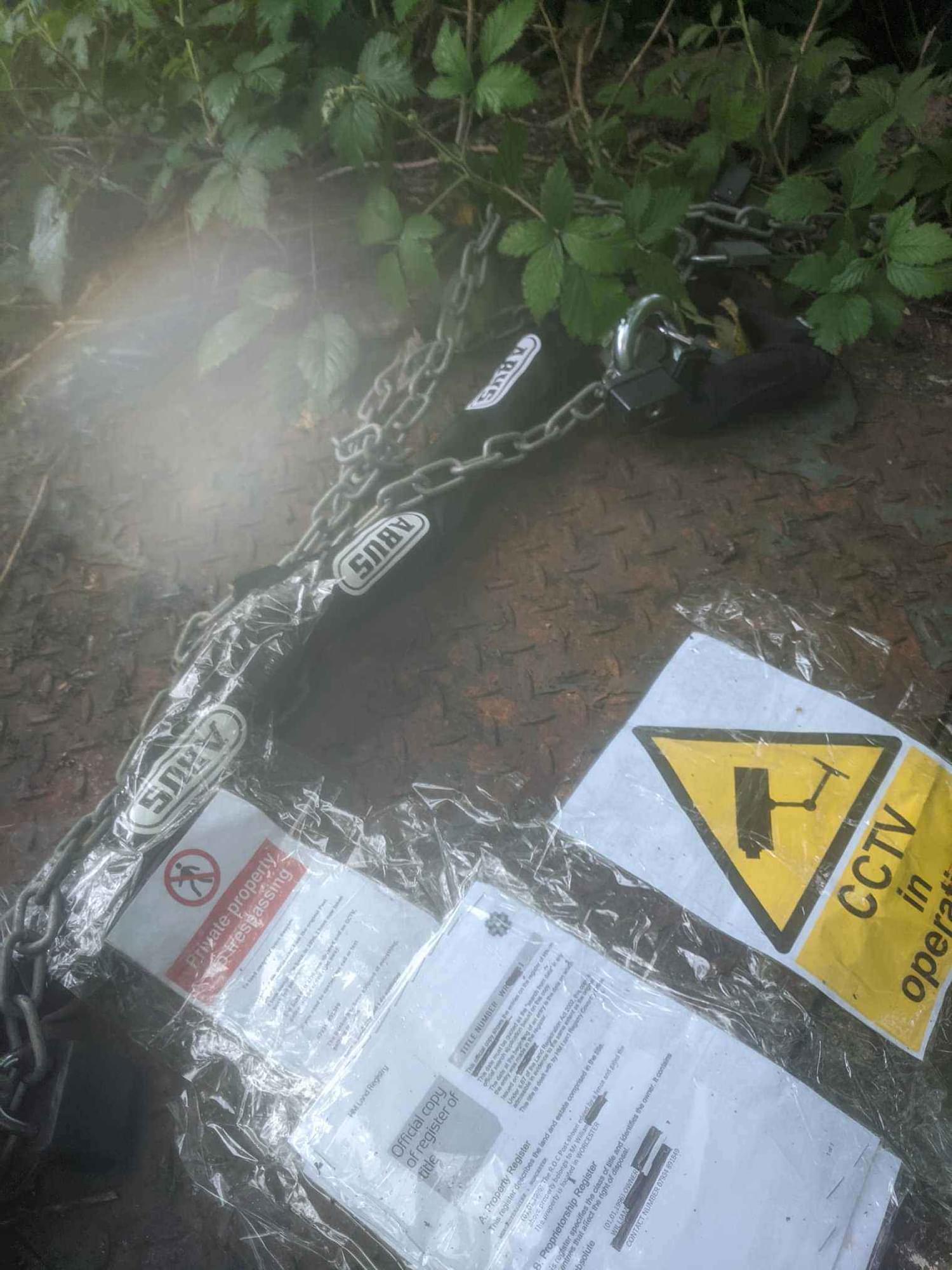 Significant security has been added by the owner and visits are not permitted (William Winds)