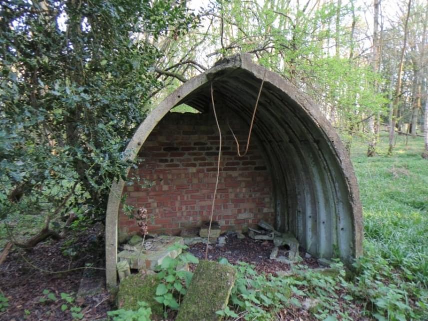 Guard Hut above Warren Row April 2014 (Nick Pedley)