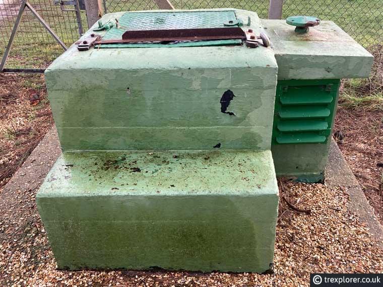 The hatch to the Lepe underground bunker is locked, but you can see down via the periscope (Marc Heighway)
