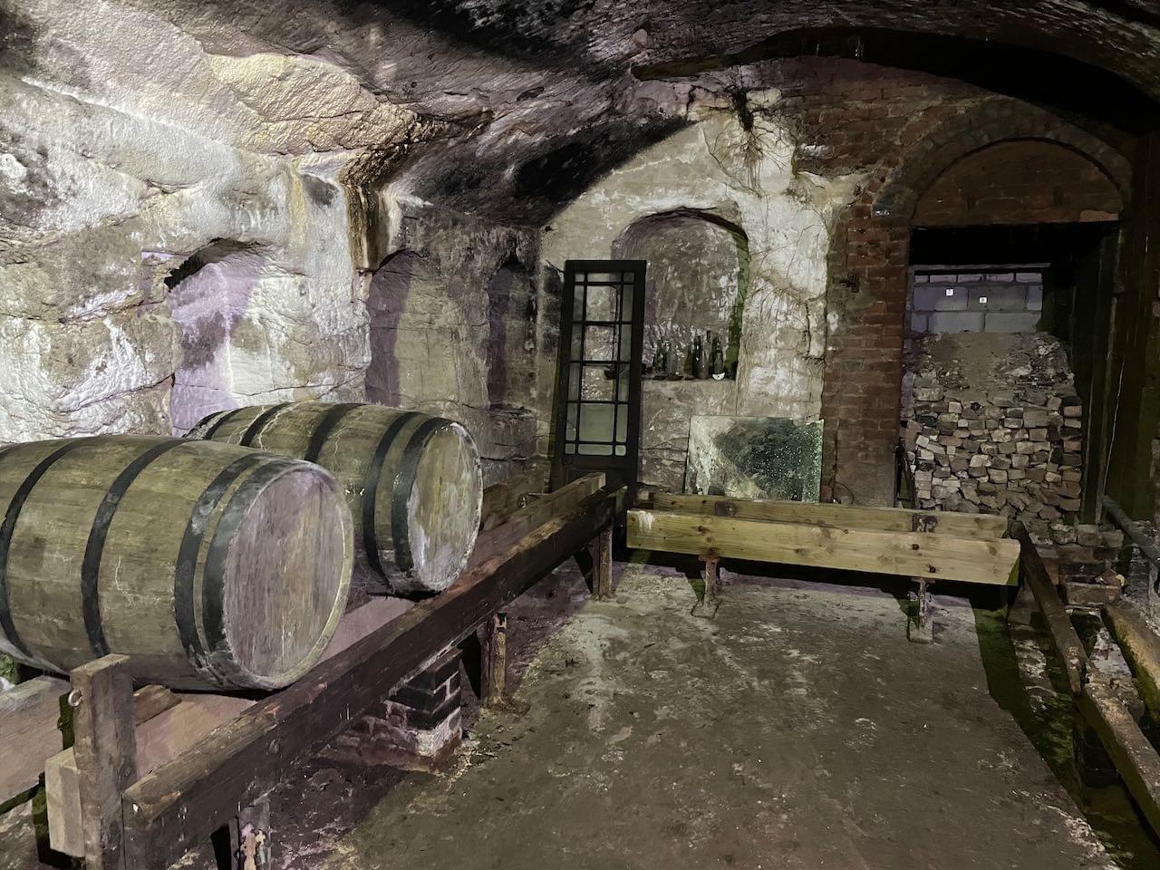 Barrel storage area, eastern site (Neil Iosson / 2021)