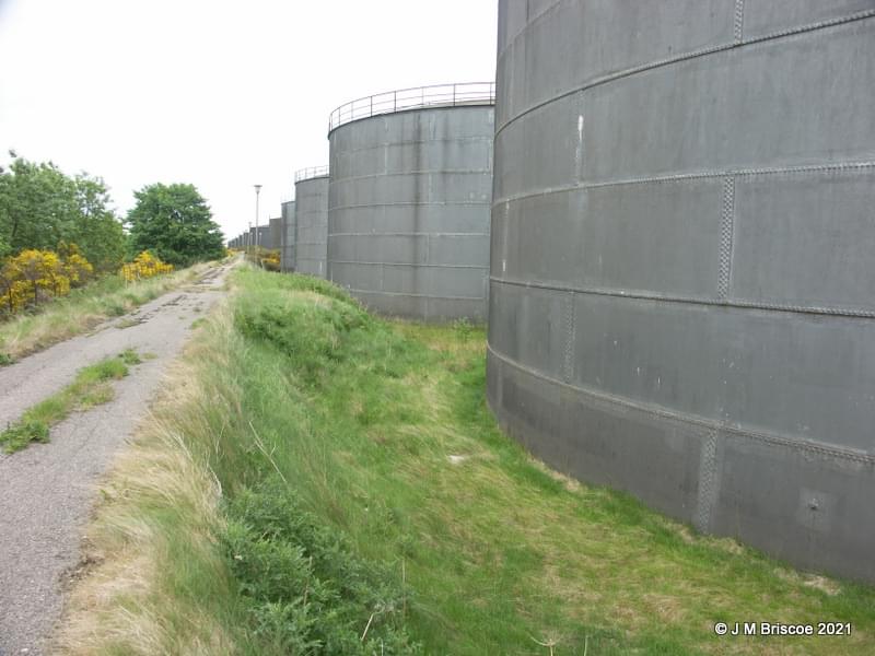 Inchindown Underground Oil Tanks - tank farm (J M Briscoe)