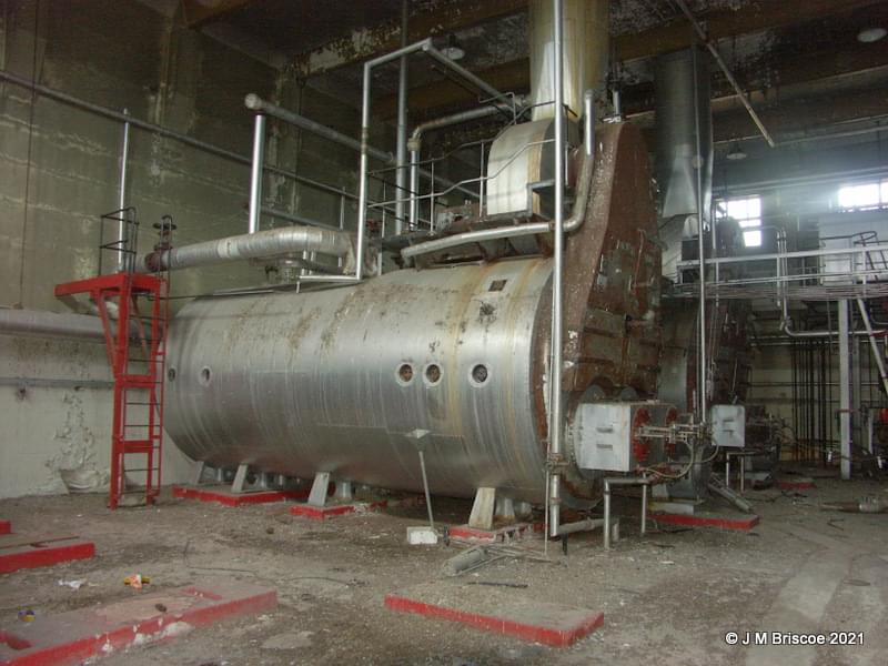 Inchindown Underground Oil Tanks - heating plant (J M Briscoe)