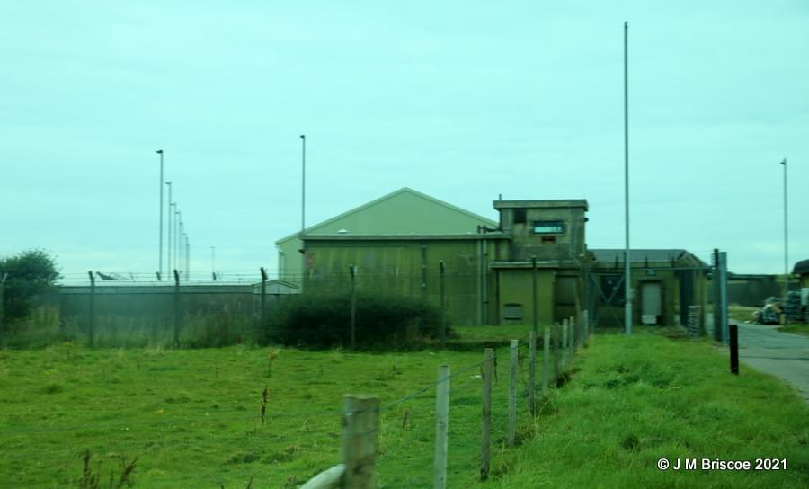 RAF Machrihanish - entrance to munitions storage area. (Martin Briscoe)